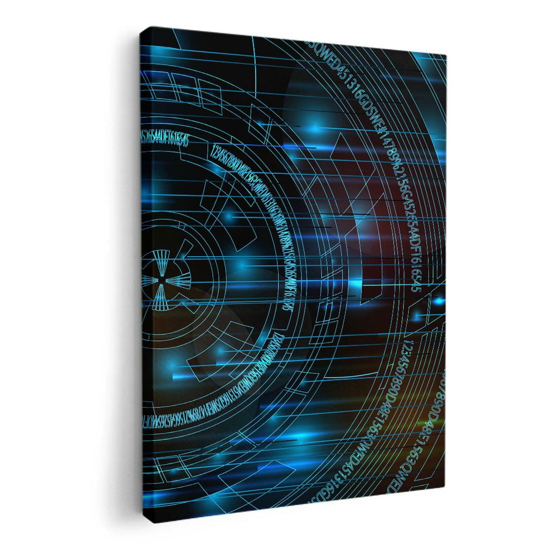 アートパネル 絵 絵画 飾り 選べるサイズ 420×594 mm A2 モダン 玄関 写真 フォト インテリア おしゃれ 006015 青　ブルー　デジタル