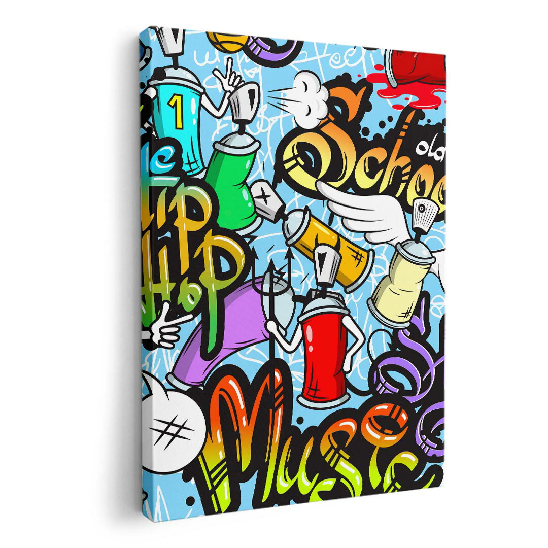 アートパネル 絵 絵画 飾り 選べるサイズ 420×594 mm A2 モダン 玄関 写真 フォト インテリア おしゃれ 008487 カラフル　ペンキ　インク　パンク