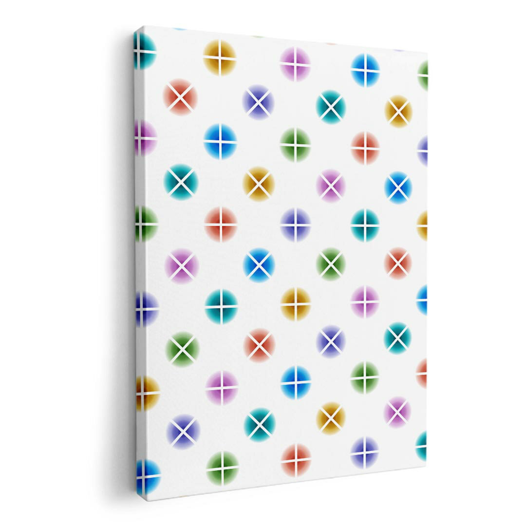 アートパネル 絵 絵画 飾り 選べるサイズ 420×594 mm A2 モダン 玄関 写真 フォト インテリア おしゃれ 008525 カラフル　水玉　模様