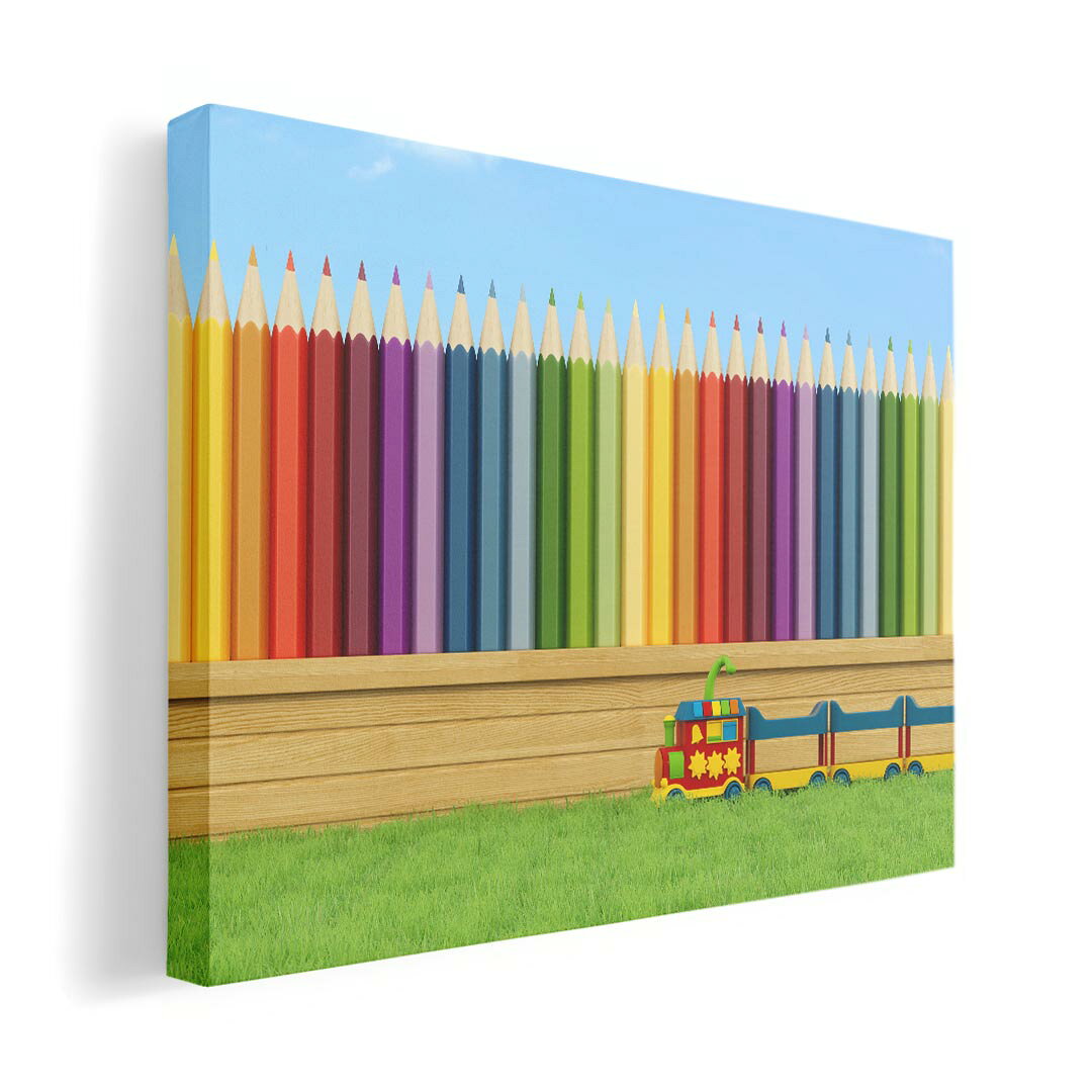 アートパネル 絵 絵画 飾り 選べるサイズ 420×594 mm A2 モダン 玄関 写真 フォト インテリア おしゃれ 008892 カラフル　イラスト　おもちゃ