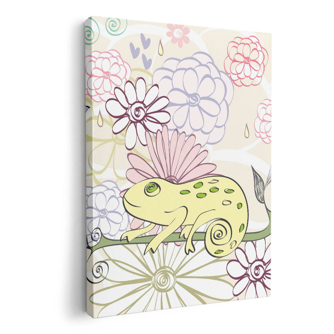 アートパネル 絵 絵画 飾り 選べるサイズ 420×594 mm A2 モダン 玄関 写真 フォト インテリア おしゃれ 008895 花 フラワー ピンク カメレオン