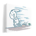 アートパネル 絵 絵画 飾り 選べるサイズ 420×594 mm A2 モダン 玄関 写真 フォト インテリア おしゃれ 008928 うさぎ 亀 イラスト