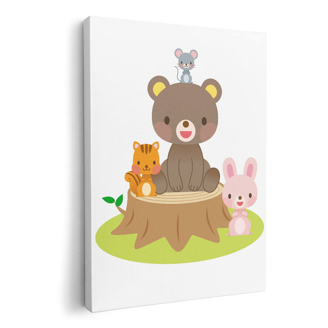 アートパネル 絵 絵画 飾り 選べるサイズ 420×594 mm A2 モダン 玄関 写真 フォト インテリア おしゃれ 009338 動物　キャラクター