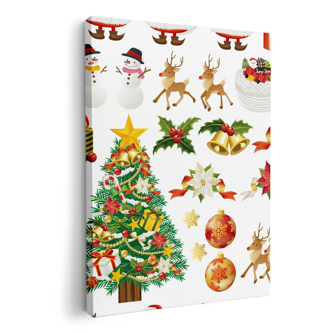 アートパネル 絵 絵画 飾り 選べるサイズ 420×594 mm A2 モダン 玄関 写真 フォト インテリア おしゃれ 009716 クリスマス　サンタ　キャラクター