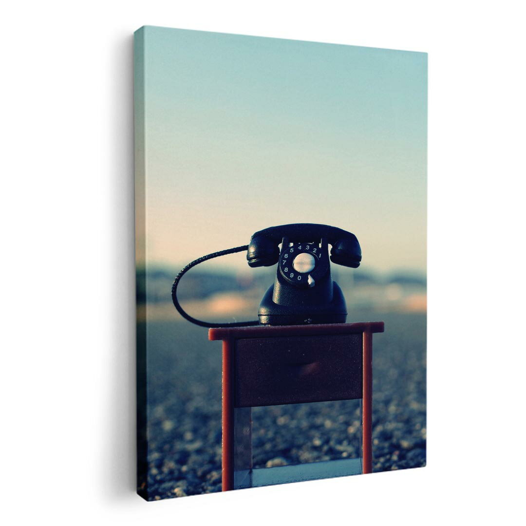 アートパネル 絵 絵画 飾り 選べるサイズ 420×594 mm A2 モダン 玄関 写真 フォト インテリア おしゃれ 010837 電話　レトロ　写真