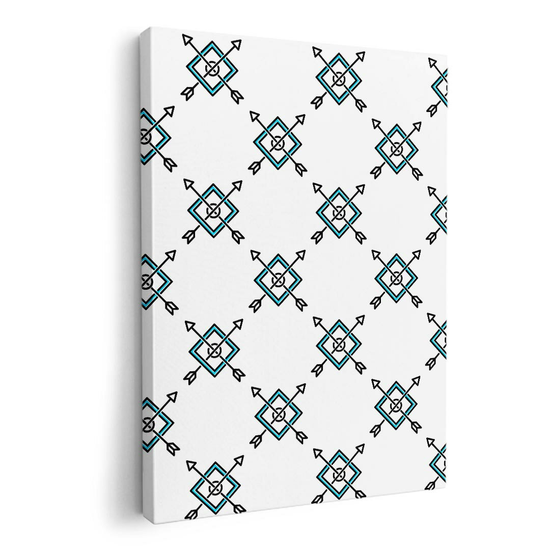 アートパネル 絵 絵画 飾り 選べるサイズ 420×594 mm A2 モダン 玄関 写真 フォト インテリア おしゃれ 012046 矢　模様　シンプル