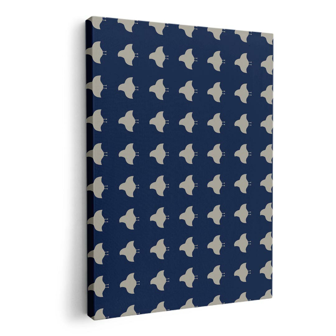 アートパネル 絵 絵画 飾り 選べるサイズ 420×594 mm A2 モダン 玄関 写真 フォト インテリア おしゃれ 012310 鳥　模様　青