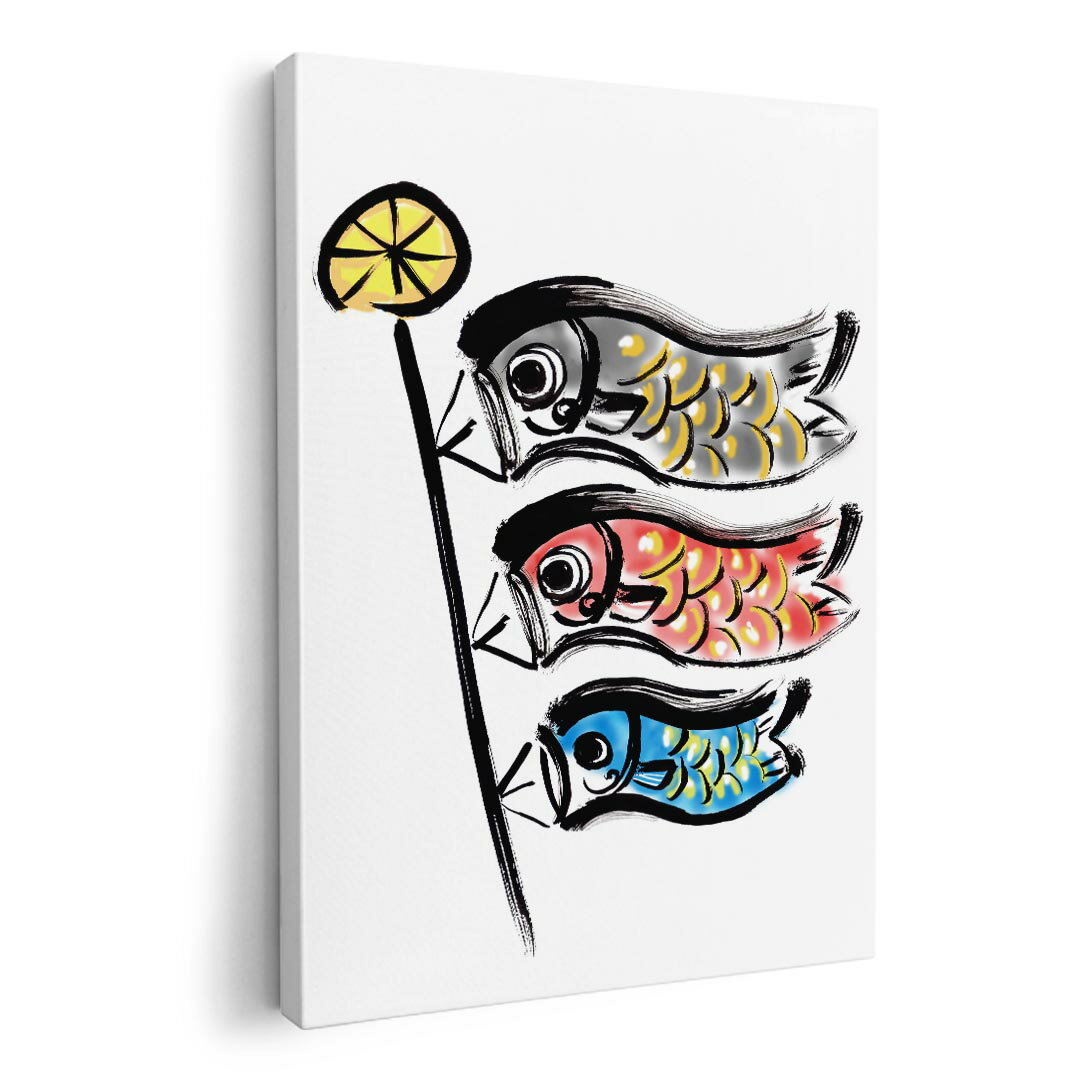 アートパネル 絵 絵画 飾り 選べるサイズ 420×594 mm A2 モダン 玄関 写真 フォト インテリア おしゃれ 012891 こいのぼり　節句　こどもの日