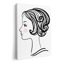 アートパネル 絵 絵画 飾り 選べるサイズ 420×594 mm A2 モダン 玄関 写真 フォト インテリア おしゃれ 013219 女性 イラスト(3)
