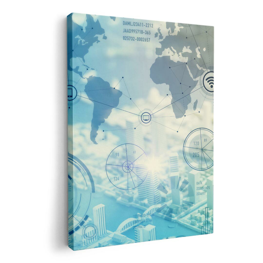 アートパネル 絵 絵画 飾り 選べるサイズ 420×594 mm A2 モダン 玄関 写真 フォト インテリア おしゃれ 013933 地図　クール