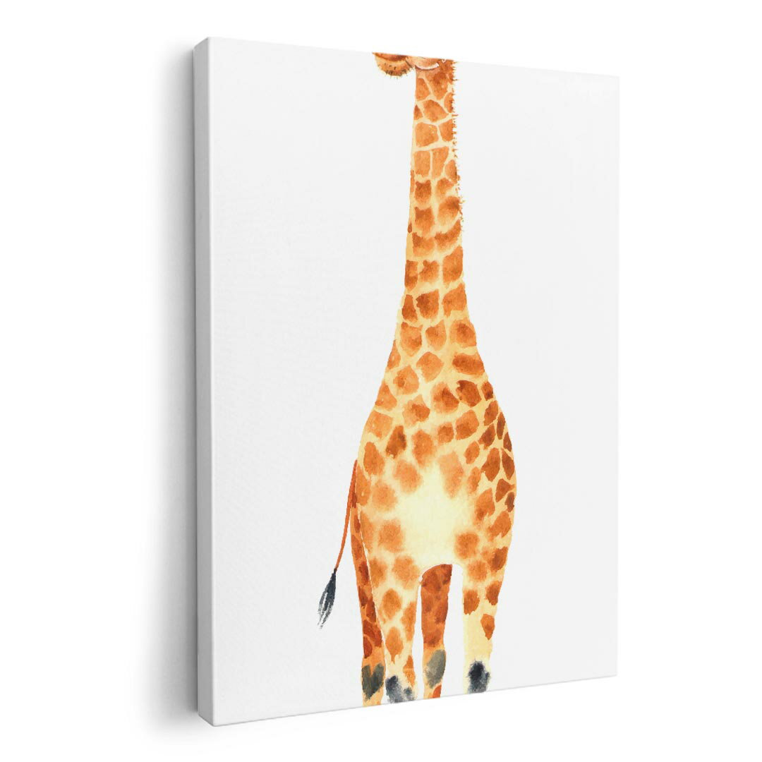 アートパネル 絵 絵画 飾り 選べるサイズ 420×594 mm A2 モダン 玄関 写真 フォト インテリア おしゃれ 014135 きりん　動物　アニマル