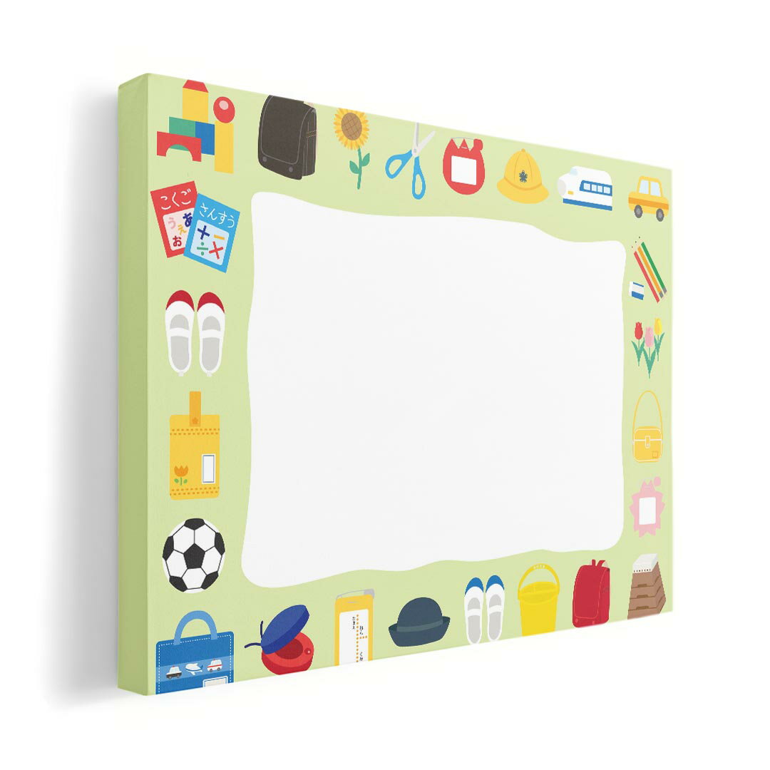 アートパネル 絵 絵画 飾り 選べるサイズ 420×594 mm A2 モダン 玄関 写真 フォト インテリア おしゃれ 015409 ランドセル　入学式　カラフル