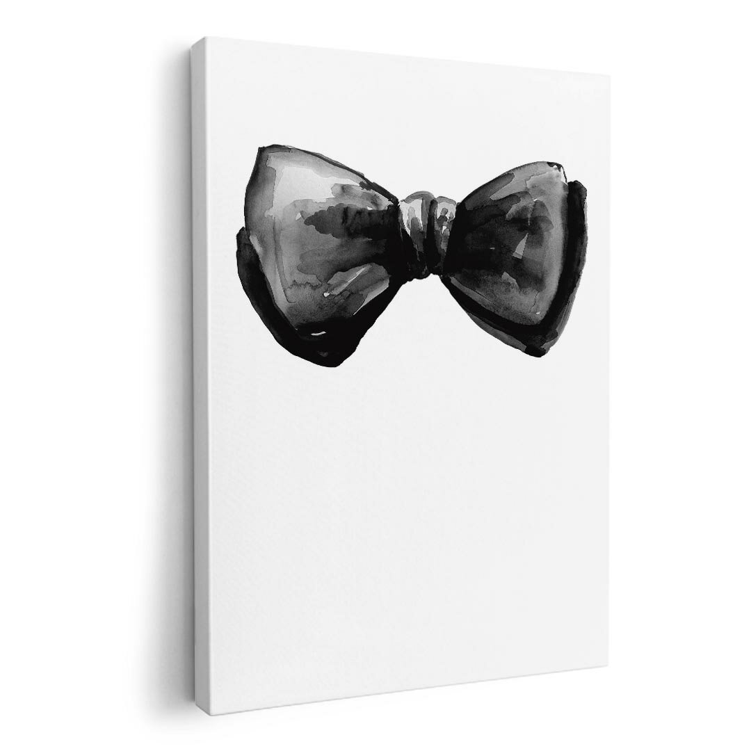 アートパネル 絵 絵画 飾り 選べるサイズ 420×594 mm A2 モダン 玄関 写真 フォト インテリア おしゃれ 017765 蝶ネクタイ 黒 手書き風