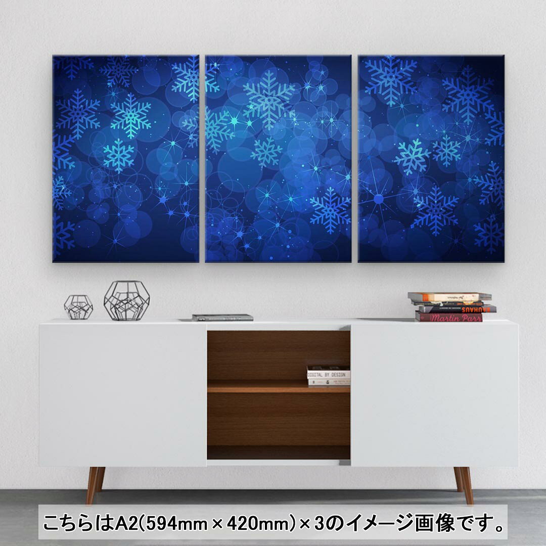 アートパネル 3連 3枚セット 絵 絵画 飾り igsticker 594mmx420mm A2 フォト 壁掛...