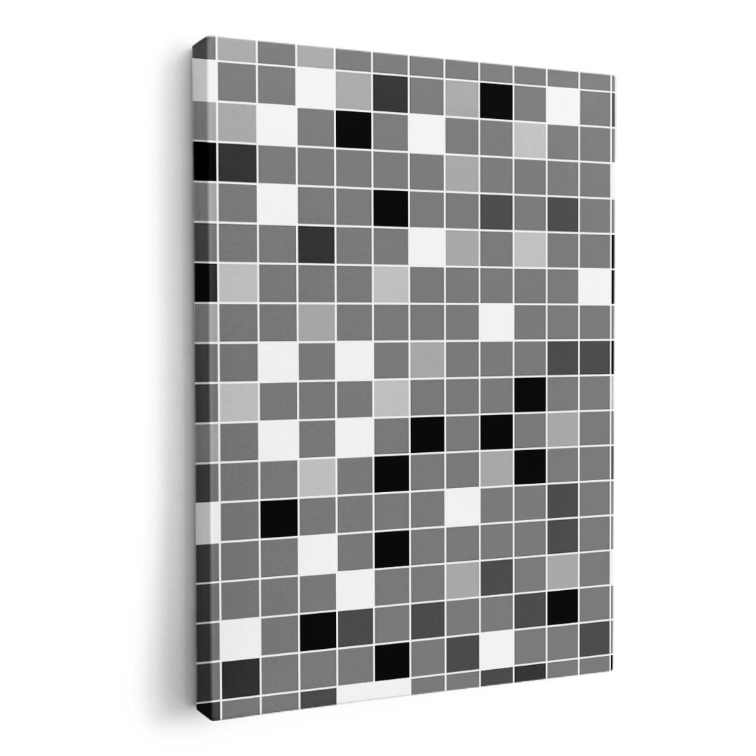 アートパネル 絵 絵画 飾り 選べるサイズ 420×297 mm A3 モダン 玄関 写真 フォト インテリア おしゃれ 000480 タイル　黒