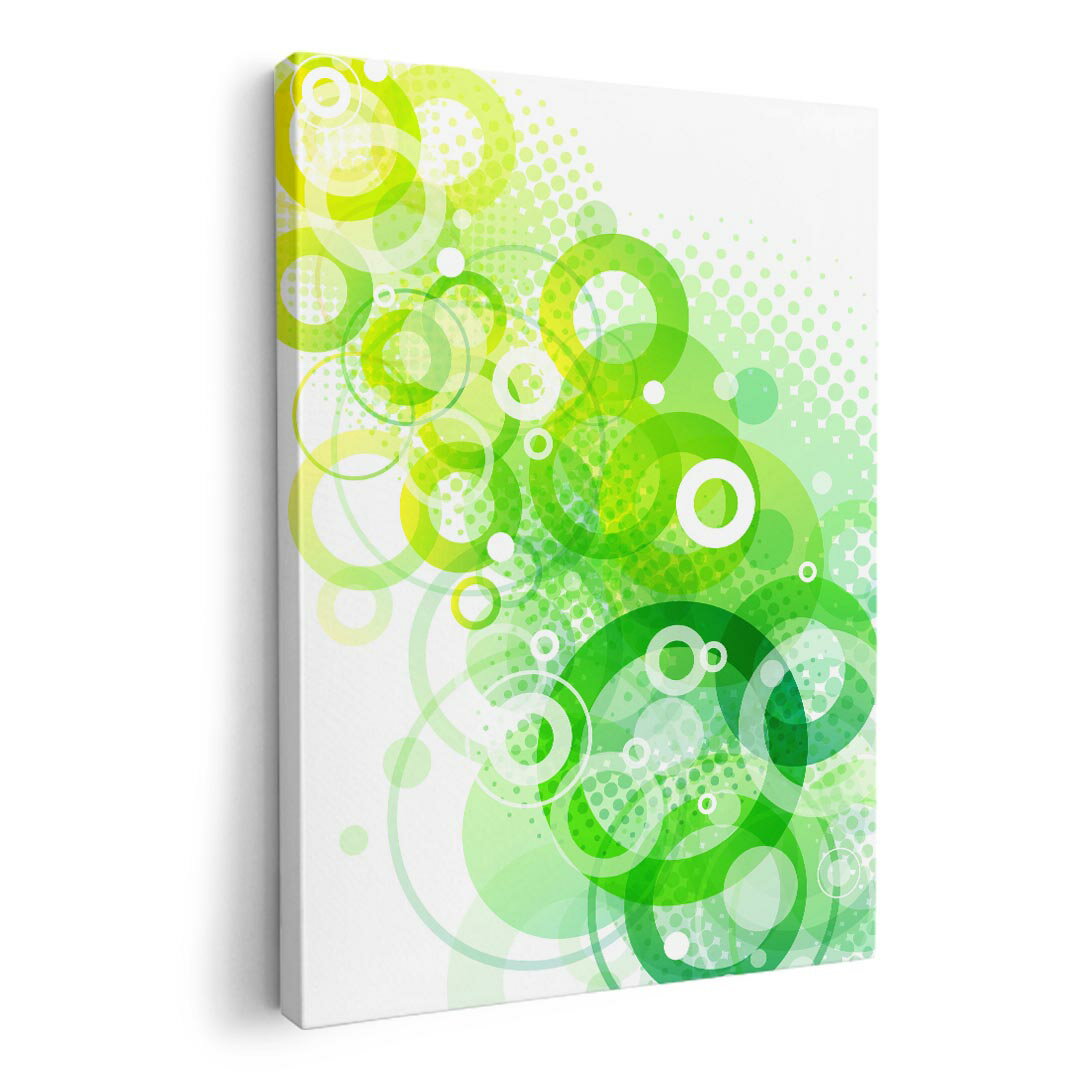 アートパネル 絵 絵画 飾り 選べるサイズ 420×297 mm A3 モダン 玄関 写真 フォト インテリア おしゃれ 000964 丸　緑