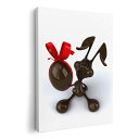 アートパネル 絵 絵画 飾り 選べるサイズ 420×297 mm A3 モダン 玄関 写真 フォト インテリア おしゃれ 001011 うさぎ リボン