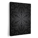 アートパネル 絵 絵画 飾り 選べるサイズ 420×297 mm A3 モダン 玄関 写真 フォト インテリア おしゃれ 001047 ダマスク 黒