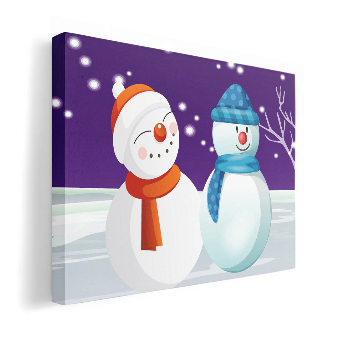アートパネル 絵 絵画 飾り 選べるサイズ 420×297 mm A3 モダン 玄関 写真 フォト インテリア おしゃれ 001498 雪　冬　雪だるま