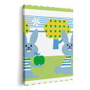 アートパネル 絵 絵画 飾り 選べるサイズ 420×297 mm A3 モダン 玄関 写真 フォト インテリア おしゃれ 003932 うさぎ 動物 キャラクター