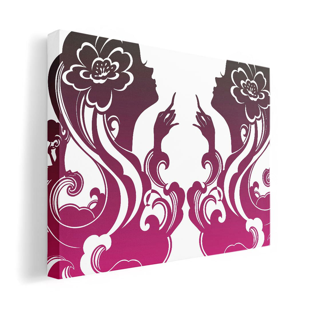 アートパネル 絵 絵画 飾り 選べるサイズ 420×297 mm A3 モダン 玄関 写真 フォト インテリア おしゃれ 004597 イラスト　シンプル　ピンク