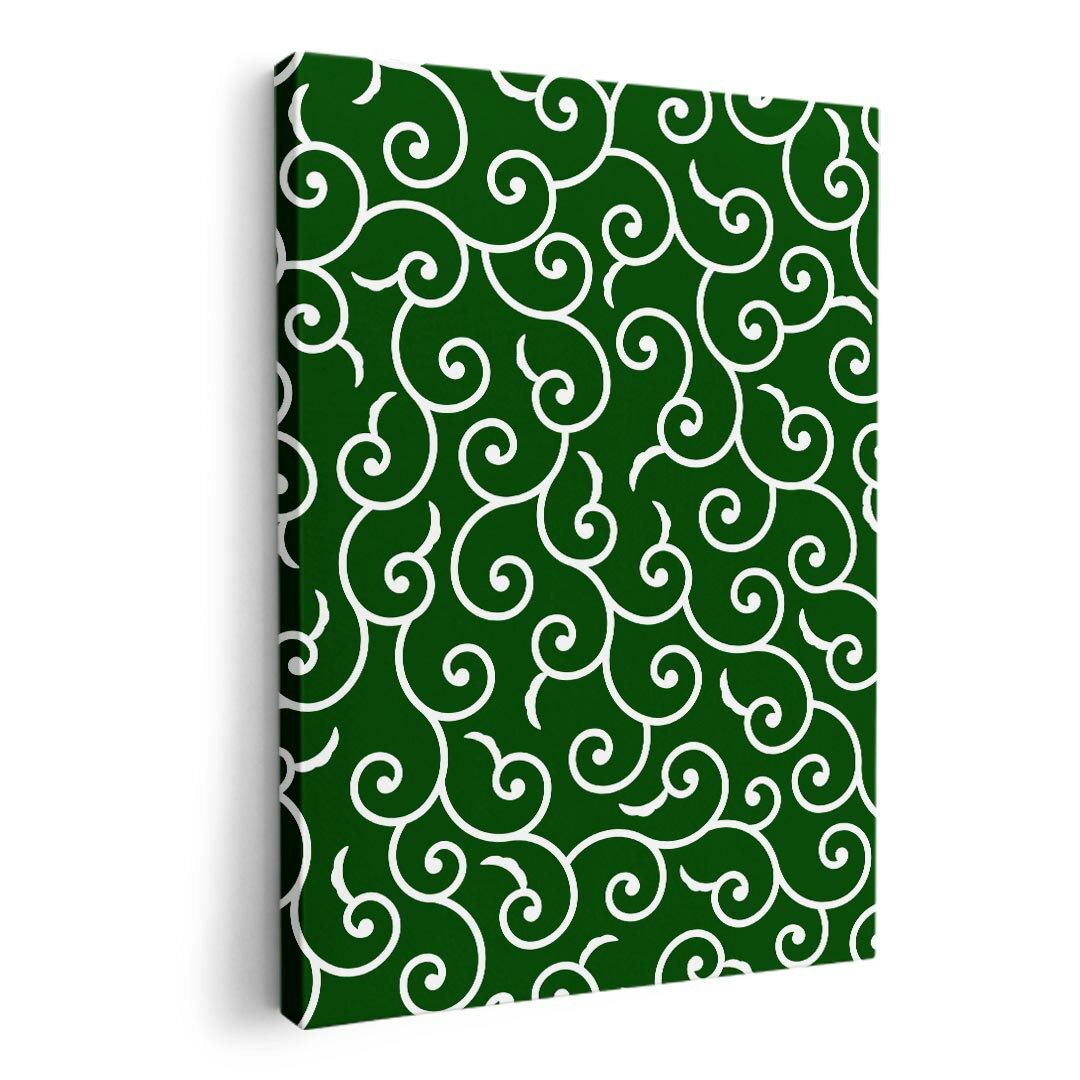 アートパネル 絵 絵画 飾り 選べるサイズ 420×297 mm A3 モダン 玄関 写真 フォト インテリア おしゃれ 004734 和柄　和風　緑