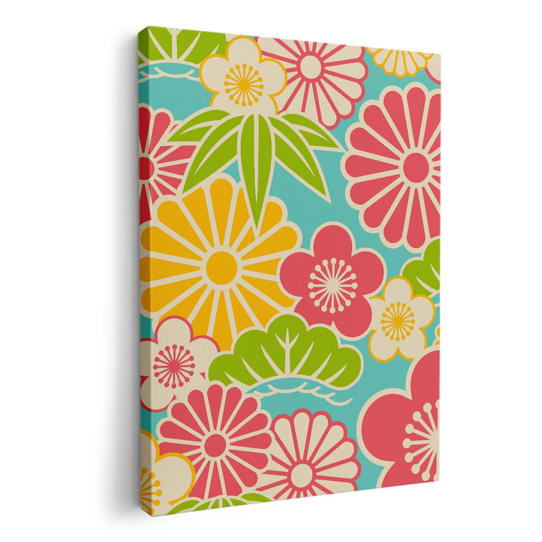 アートパネル 絵 絵画 飾り 選べるサイズ 420×297 mm A3 モダン 玄関 写真 フォト インテリア おしゃれ 005220 和風　和柄　花