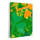 アートパネル 絵 絵画 飾り 選べるサイズ 420×297 mm A3 モダン 玄関 写真 フォト インテリア おしゃれ 005820 緑 四つ葉 クローバー