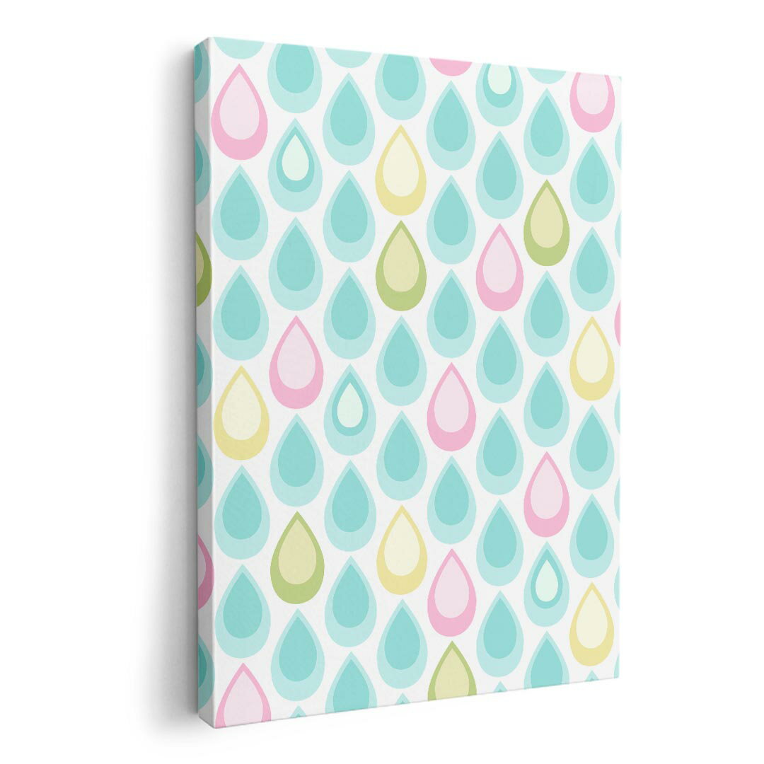 アートパネル 絵 絵画 飾り 選べるサイズ 420×297 mm A3 モダン 玄関 写真 フォト インテリア おしゃれ 008392 雫　しずく　パステル　模様　カラフル