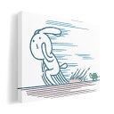 アートパネル 絵 絵画 飾り 選べるサイズ 420×297 mm A3 モダン 玄関 写真 フォト インテリア おしゃれ 008928 うさぎ 亀 イラスト