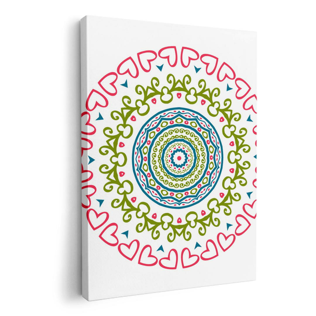 アートパネル 絵 絵画 飾り 選べるサイズ 420×297 mm A3 モダン 玄関 写真 フォト インテリア おしゃれ 010094 アジアン　模様　緑