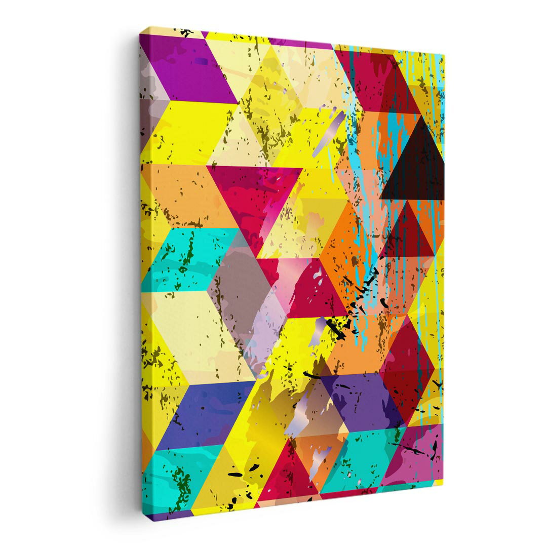 アートパネル 絵 絵画 飾り 選べるサイズ 420×297 mm A3 モダン 玄関 写真 フォト インテリア おしゃれ 010751 ペイント　カラフル　イラスト