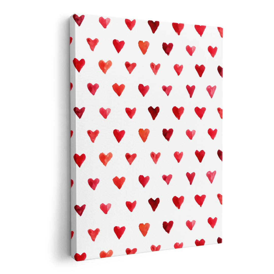 アートパネル 絵 絵画 飾り 選べるサイズ 420×297 mm A3 モダン 玄関 写真 フォト インテリア おしゃれ 010850 ハート　色彩　赤