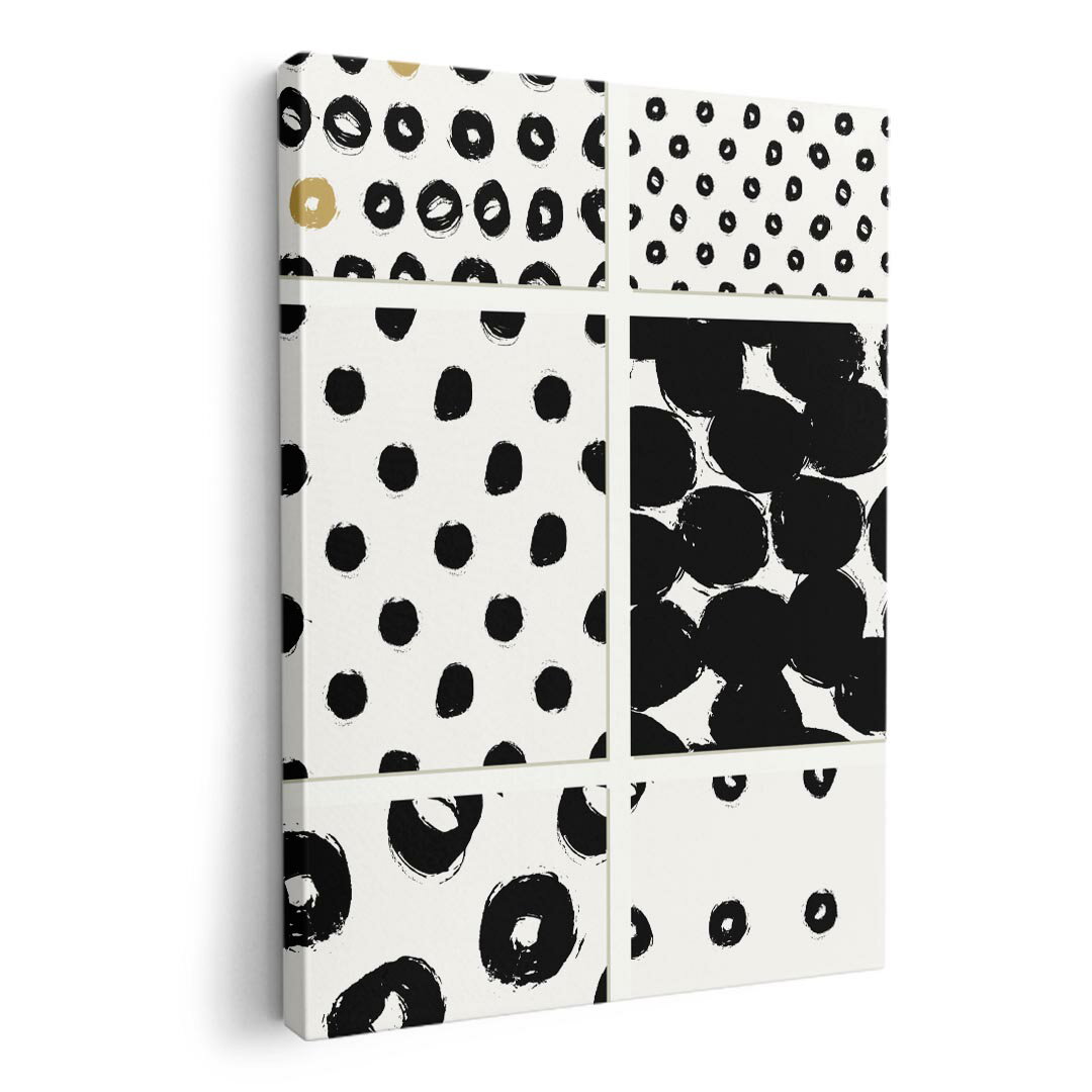 アートパネル 絵 絵画 飾り 選べるサイズ 420×297 mm A3 モダン 玄関 写真 フォト インテリア おしゃれ 011756 水玉　ドット　黒
