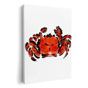 アートパネル 絵 絵画 飾り 選べるサイズ 420×297 mm A3 モダン 玄関 写真 フォト インテリア おしゃれ 013264 かに 海 絵