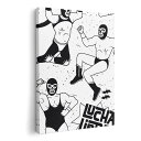 アートパネル 絵 絵画 飾り 選べるサイズ 420×297 mm A3 モダン 玄関 写真 フォト インテリア おしゃれ 014134 プロレス マスク キャラクター