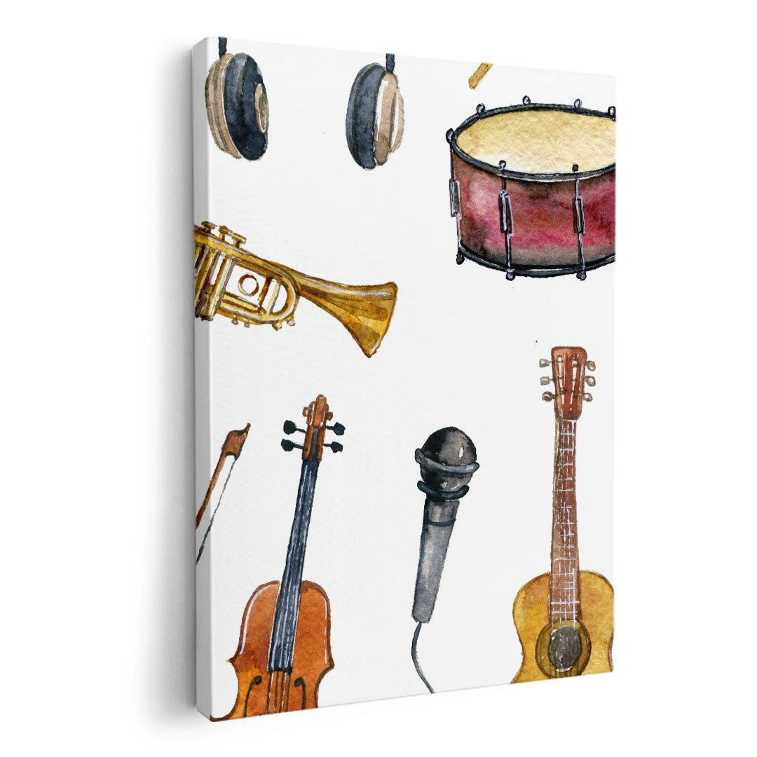 アートパネル 絵 絵画 飾り 選べるサイズ 420×297 mm A3 モダン 玄関 写真 フォト インテリア おしゃれ 014170 音楽　楽器　ミュージック