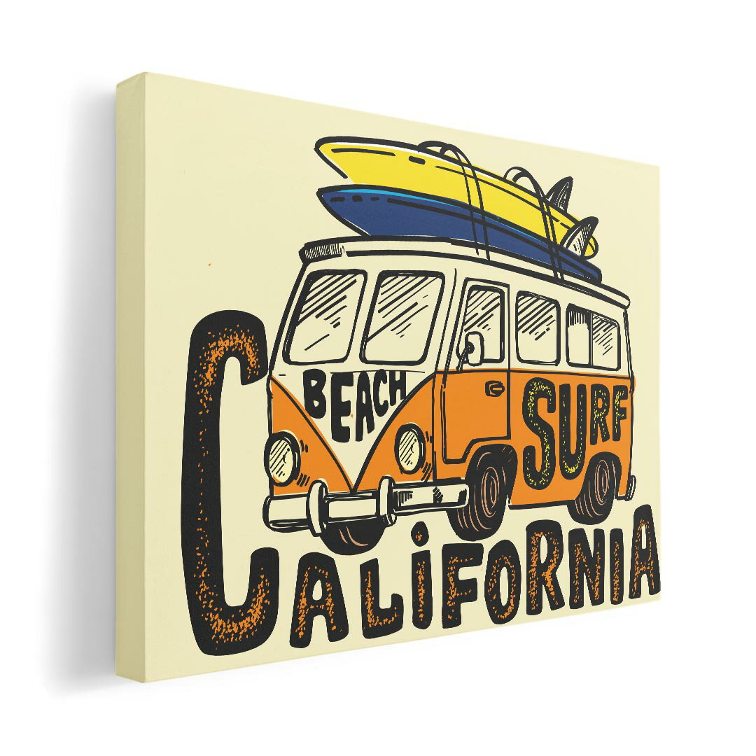 アートパネル 絵 絵画 飾り 選べるサイズ 420×297 mm A3 モダン 玄関 写真 フォト インテリア おしゃれ 014313 カリフォルニア　サーフィン