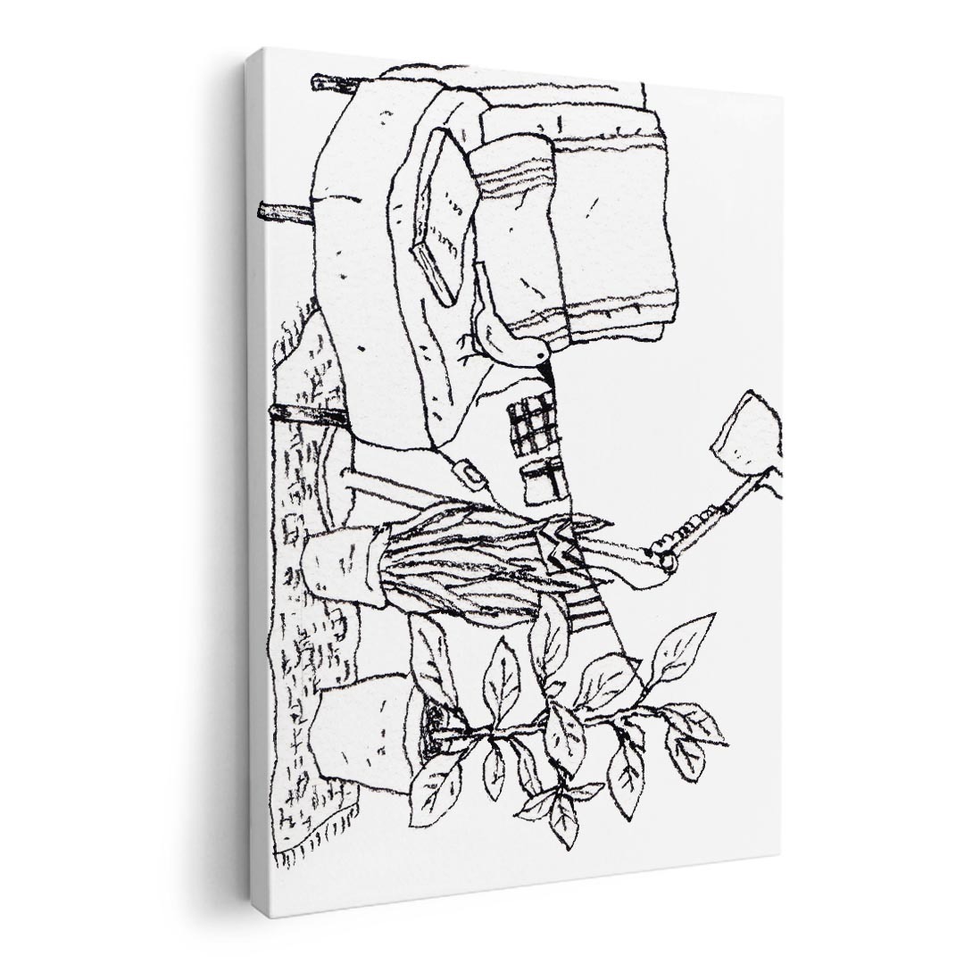 アートパネル 絵 絵画 飾り 選べるサイズ 420×297 mm A3 モダン 玄関 写真 フォト インテリア おしゃれ 014428 観葉植物　イラスト
