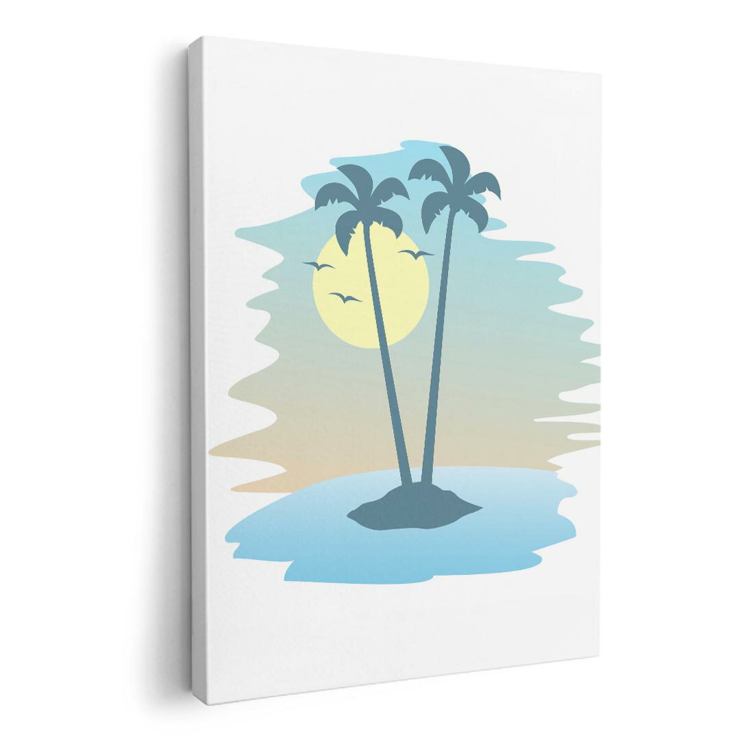 アートパネル 絵 絵画 飾り 選べるサイズ 420×297 mm A3 モダン 玄関 写真 フォト インテリア おしゃれ 015639 木　ヤシの木　自然