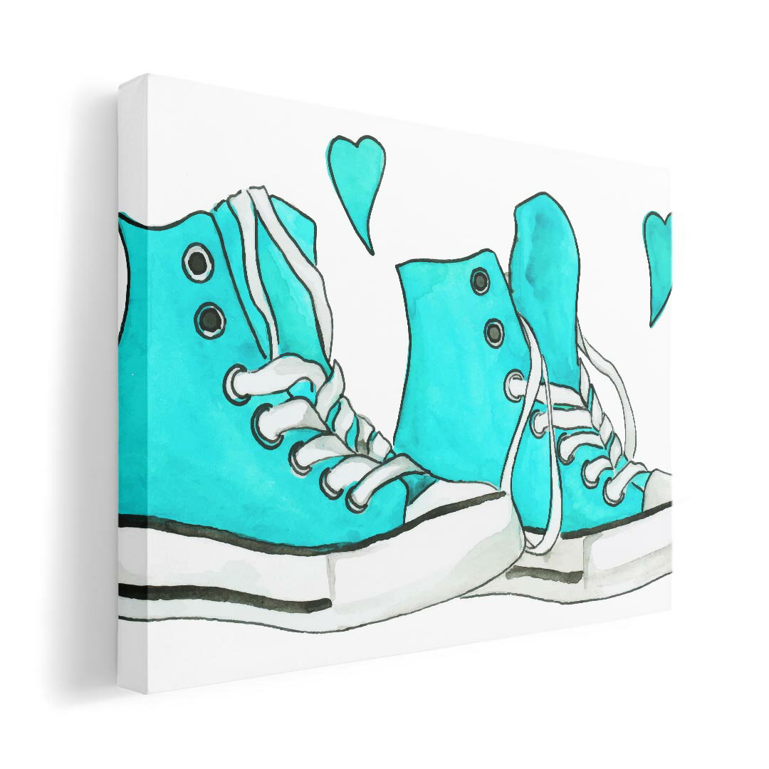 アートパネル 絵 絵画 飾り 選べるサイズ 420×297 mm A3 モダン 玄関 写真 フォト インテリア おしゃれ 016313 靴　スニーカー