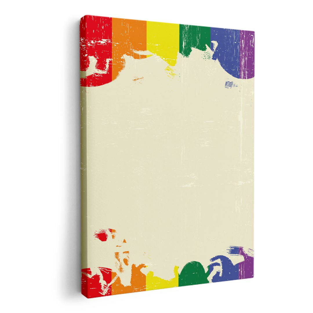 アートパネル 絵 絵画 飾り 選べるサイズ 210×297 mm A4 モダン 玄関 写真 フォト インテリア おしゃれ 000296 ペイント　カラフル