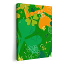 アートパネル 絵 絵画 飾り 選べるサイズ 210×297 mm A4 モダン 玄関 写真 フォト インテリア おしゃれ 005820 緑 四つ葉 クローバー