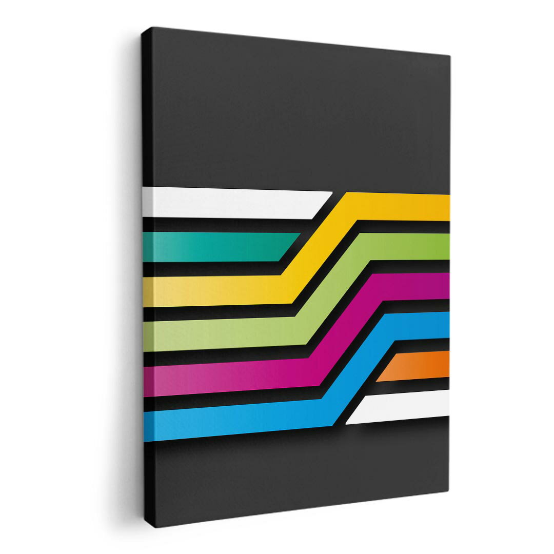 アートパネル 絵 絵画 飾り 選べるサイズ 210×297 mm A4 モダン 玄関 写真 フォト インテリア おしゃれ 006565 カラフル　レインボー