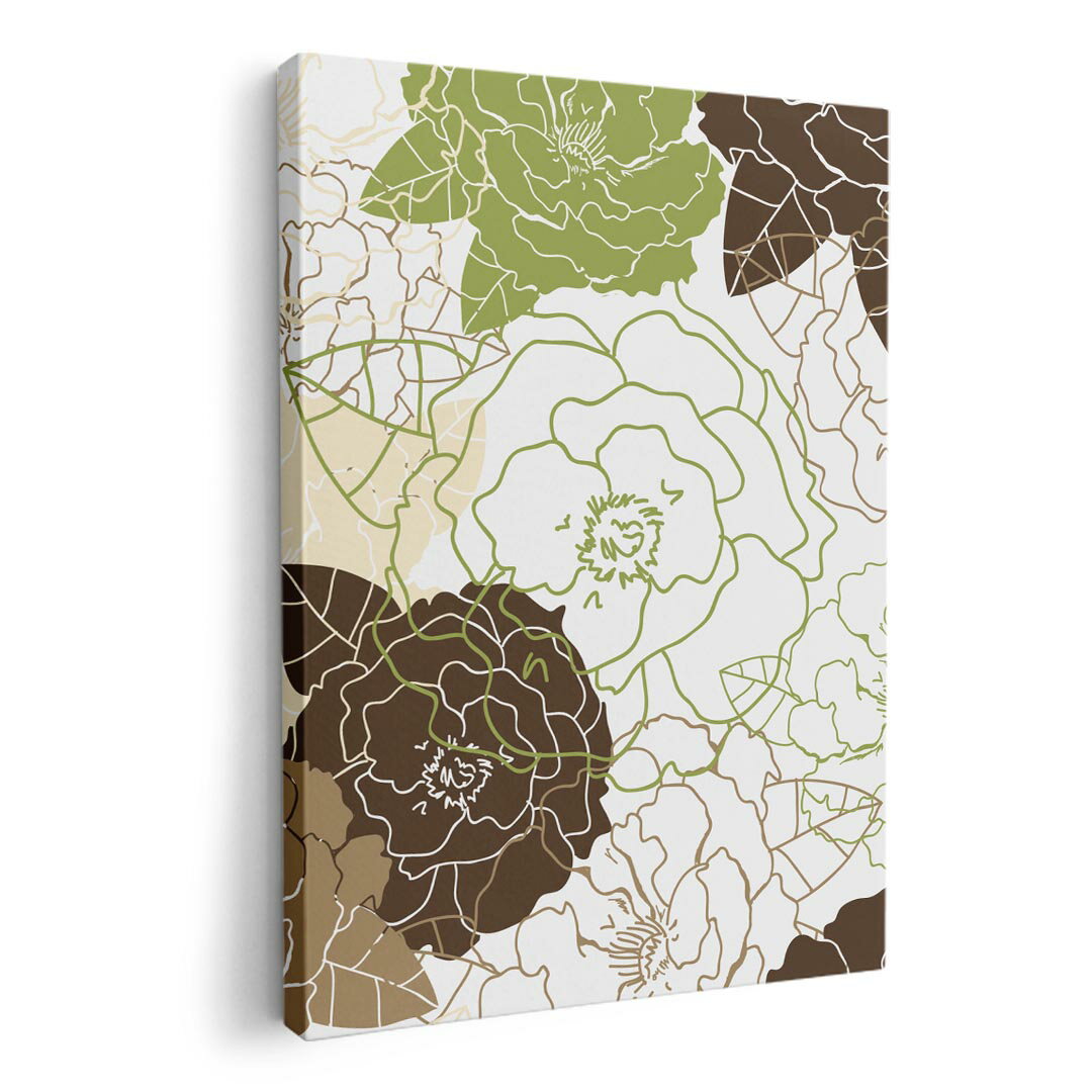 アートパネル 絵 絵画 飾り 選べるサイズ 210×297 mm A4 モダン 玄関 写真 フォト インテリア おしゃれ 007020 花　フラワー　模様