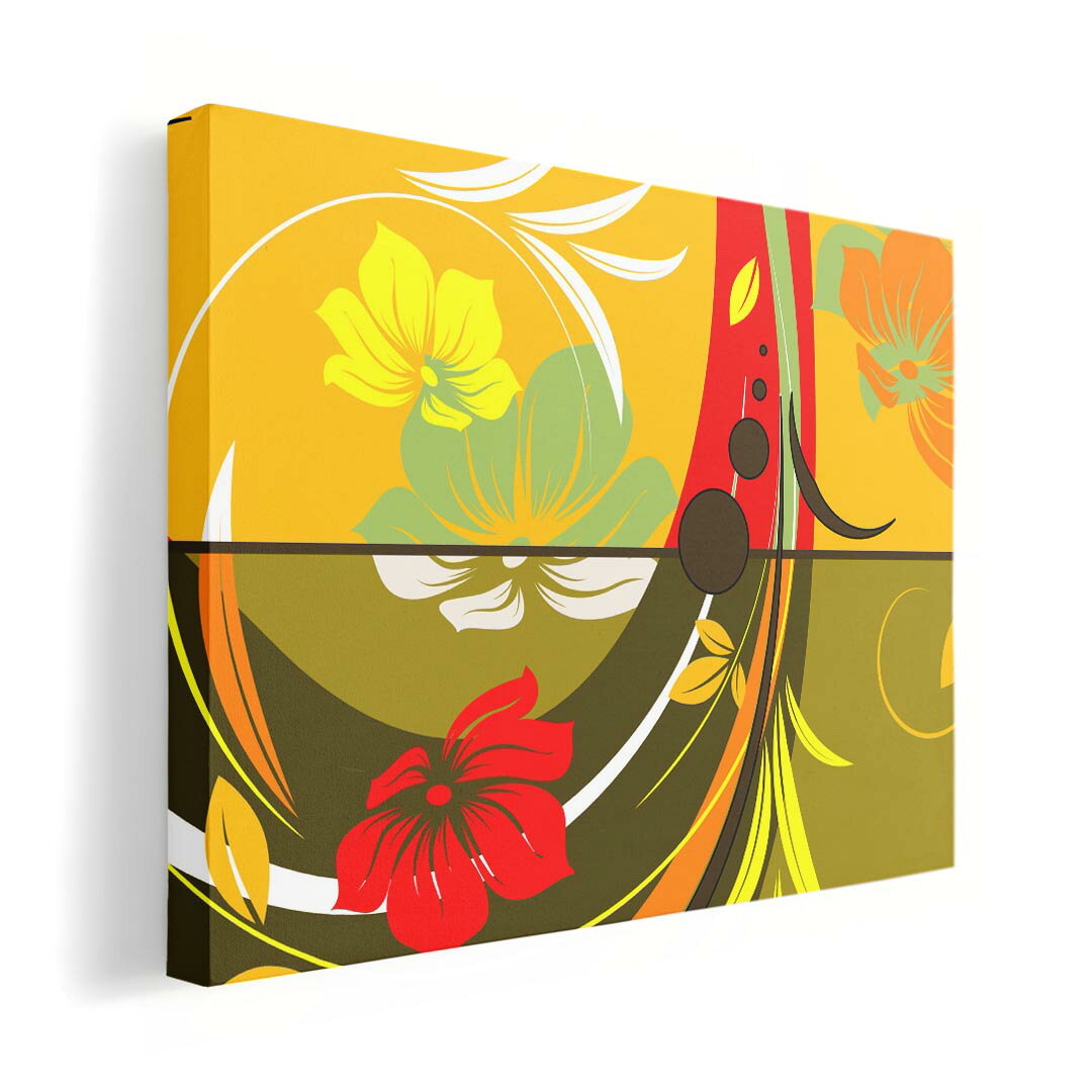 アートパネル 絵 絵画 飾り 選べるサイズ 210×297 mm A4 モダン 玄関 写真 フォト インテリア おしゃれ 008945 花　フラワー　カラフル