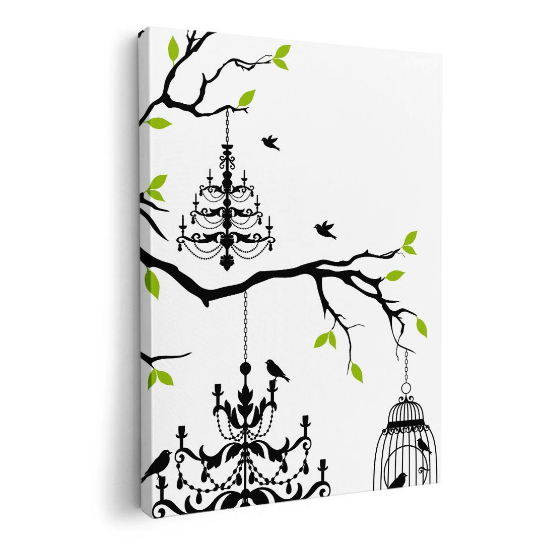 アートパネル 絵 絵画 飾り 選べるサイズ 210×297 mm A4 モダン 玄関 写真 フォト インテリア おしゃれ 009567 植物　鳥　インテリア