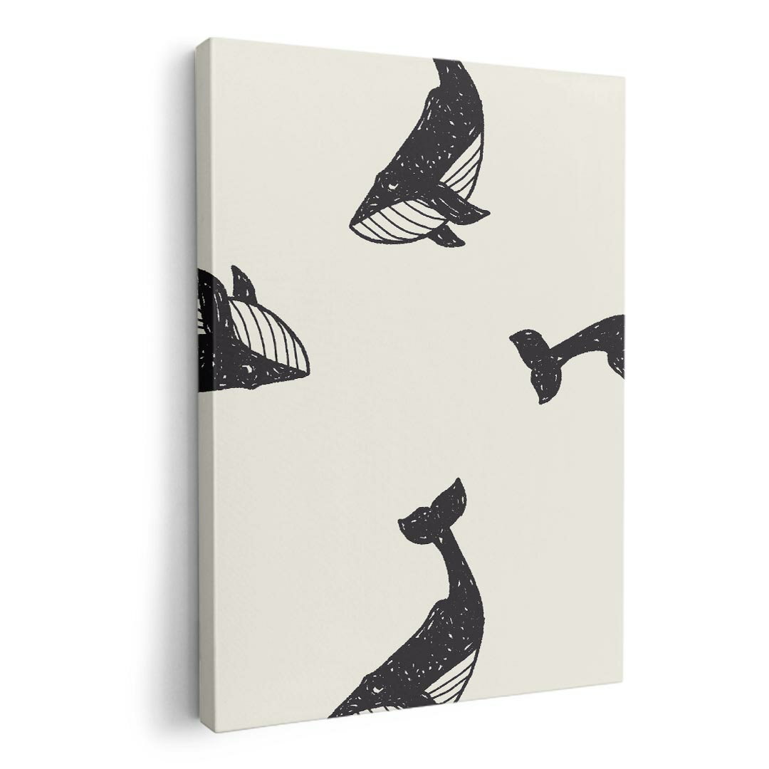 アートパネル 絵 絵画 飾り 選べるサイズ 210×297 mm A4 モダン 玄関 写真 フォト インテリア おしゃれ 010712 くじら　海　生き物