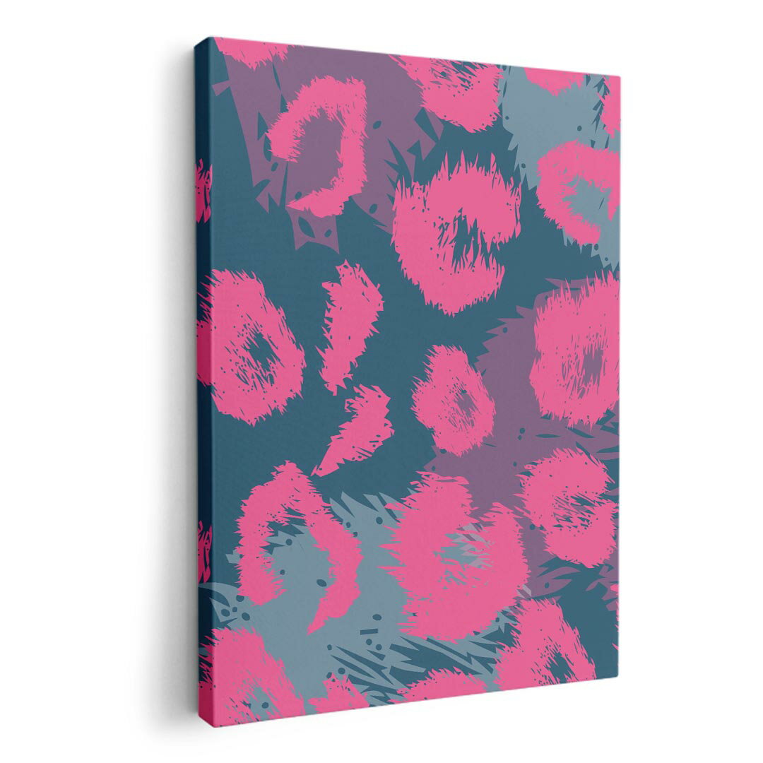 アートパネル 絵 絵画 飾り 選べるサイズ 210×297 mm A4 モダン 玄関 写真 フォト インテリア おしゃれ 011189 ヒョウ柄　ピンク