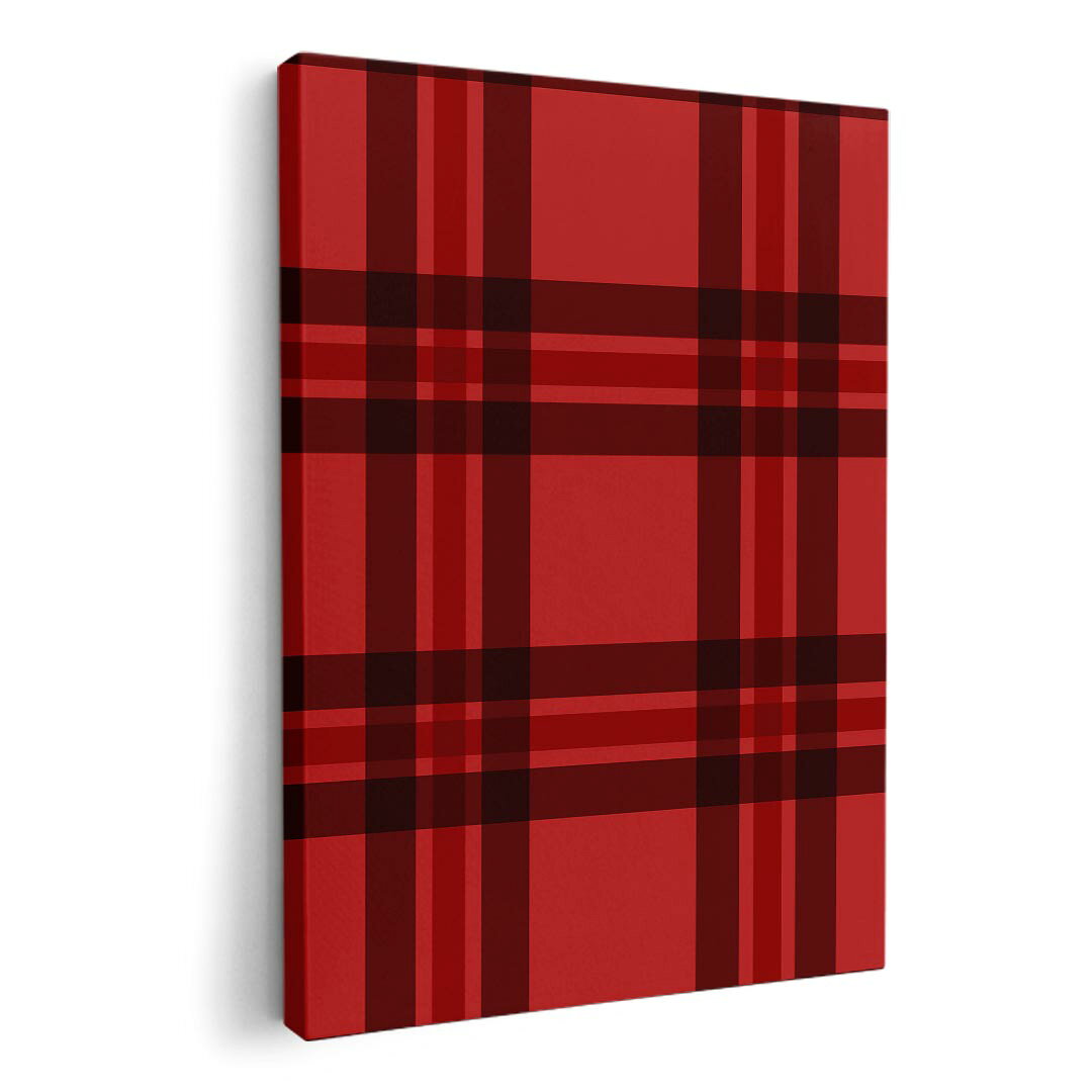 アートパネル 絵 絵画 飾り 選べるサイズ 210×297 mm A4 モダン 玄関 写真 フォト インテリア おしゃれ 012415 赤　チェック　かわいい
